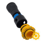 Magnetic adapter for Cen-Tec Quick Click and Fein flexible tool connectors for woodworking dust coll.