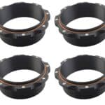 Magnetic 4-inch tool port adapters for efficient dust collection systems.